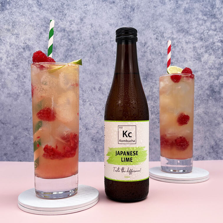 Gin, Raspberry & Lime Rickey